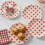 christmas dessert plates ceramic